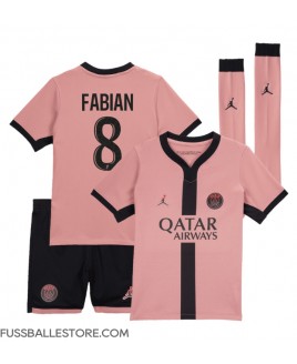Günstige Paris Saint-Germain Fabian Ruiz #8 3rd trikot Kinder 2024-25 Kurzarm (+ Kurze Hosen)